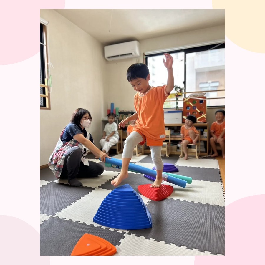 運動あそびをする子ども